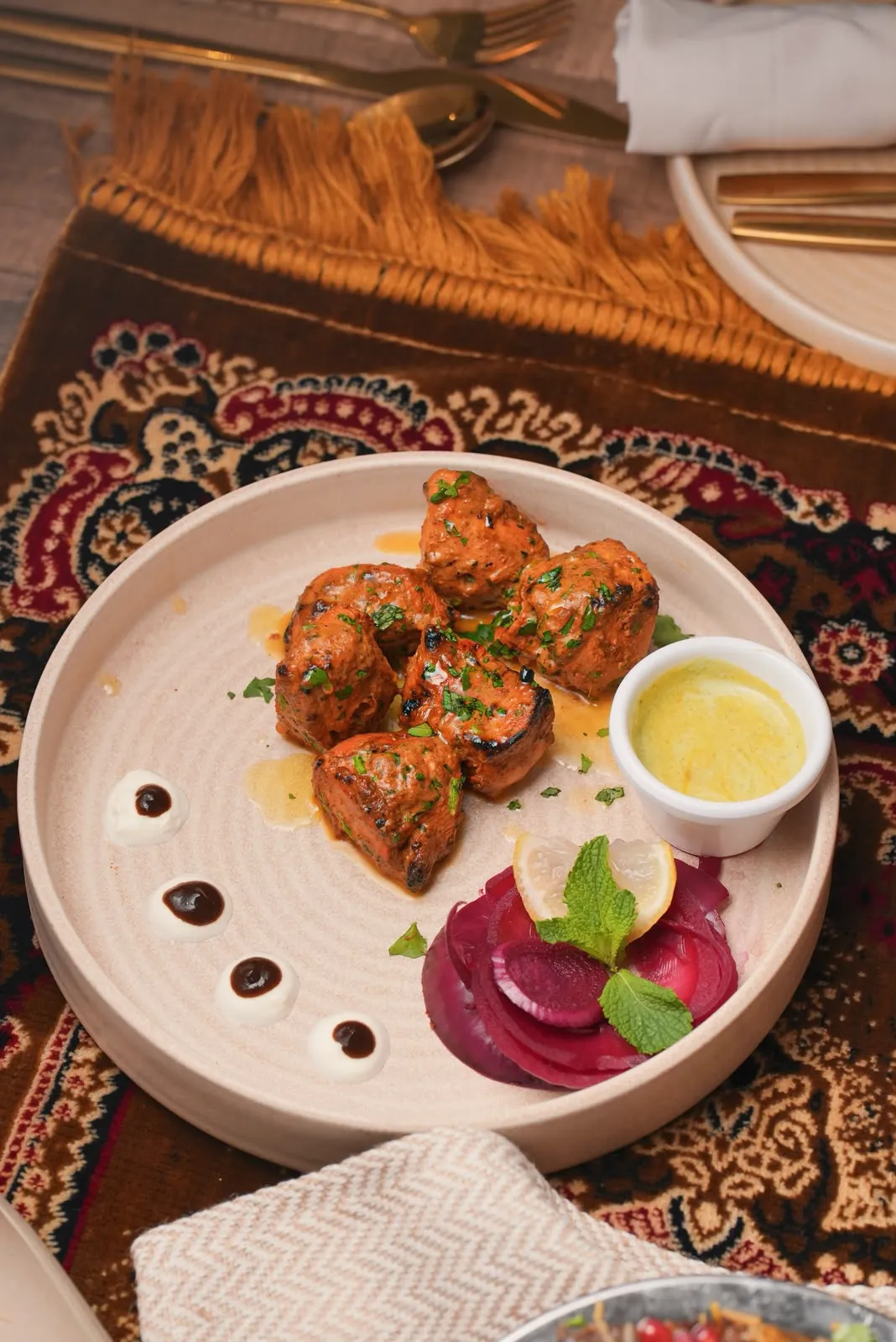 Dishes from the OUD kitchen